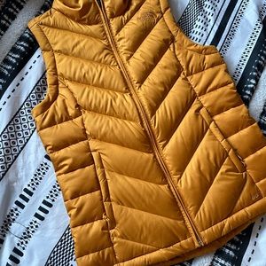 North Face Vest | Orange/Yellow | Small Women’s